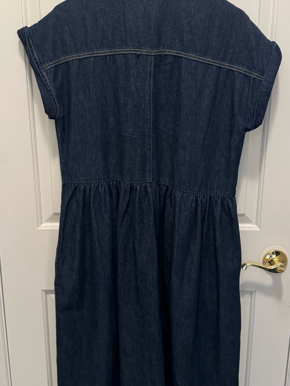 MAYE Harper Denim Midi Dress - Picture 3 of 6